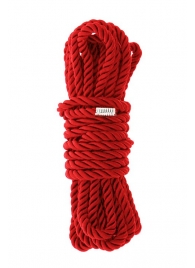 Красная веревка для шибари DELUXE BONDAGE ROPE - 5 м. - Dream Toys - купить с доставкой в Кургане