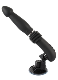 Черная секс-машина с поступательными движениями Fucking Machine - Orion - купить с доставкой в Кургане