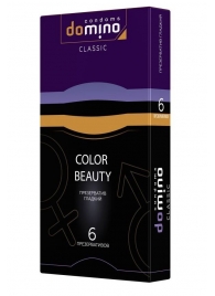 Разноцветные презервативы DOMINO Colour Beauty - 6 шт. - Domino - купить с доставкой в Кургане