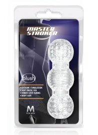 Прозрачный фигурный мастурбатор Master Stroker - Blush Novelties - в Кургане купить с доставкой