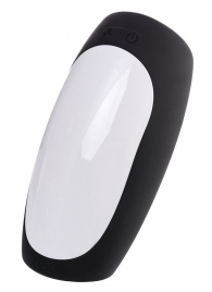 Черно-белый перезаряжаемый мастурбатор Erotist Hailstorm - Erotist Adult Toys - в Кургане купить с доставкой