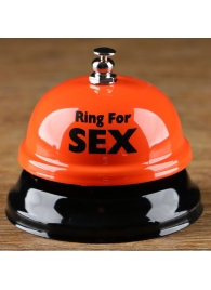 Настольный звонок RING FOR SEX - Сима-Ленд - купить с доставкой в Кургане