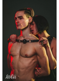 Черный кляп Love Addict на замочке - Lola Games - купить с доставкой в Кургане