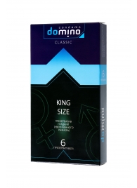 Презервативы увеличенного размера DOMINO Classic King size - 6 шт. - Domino - купить с доставкой в Кургане