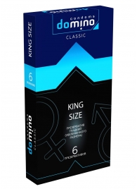 Презервативы увеличенного размера DOMINO Classic King size - 6 шт. - Domino - купить с доставкой в Кургане