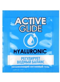 Лубрикант на водной основе Active Glide с гиалуроновой кислотой - 3 гр. - Биоритм - купить с доставкой в Кургане