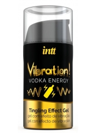 Жидкий интимный гель с эффектом вибрации Vibration! Vodka Energy - 15 мл. - INTT - купить с доставкой в Кургане