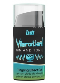 Жидкий интимный гель с эффектом вибрации Vibration! Gin   Tonic - 15 мл. - INTT - купить с доставкой в Кургане