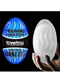 Мастурбатор-яйцо Giant Egg Climax Spirals Edition - Lovetoy - в Кургане купить с доставкой