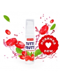 Гель-смазка Tutti-frutti со вкусом барбариса - 30 гр. - Биоритм - купить с доставкой в Кургане