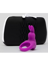 Фиолетовое эрекционное виброкольцо Happy Rabbit Cock Ring Kit - Happy Rabbit - в Кургане купить с доставкой