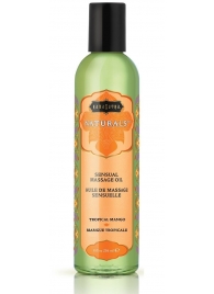 Массажное масло Naturals Tropical Mango с ароматом манго - 236 мл. - Kama Sutra - купить с доставкой в Кургане