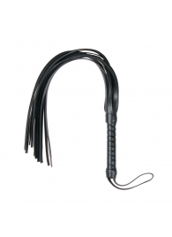 Черный флоггер Flogger Whip - 46 см. - Easy toys - купить с доставкой в Кургане