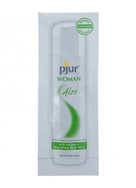 Лубрикант на водной основе pjur WOMAN Aloe - 2 мл. - Pjur - купить с доставкой в Кургане