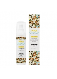 Разогревающее массажное масло с ароматом пина колада Gourmet Pina Colada - 50 мл. - Exsens - купить с доставкой в Кургане