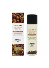 Органическое массажное масло TIGER EYE MACADAMIA - 100 мл. - Exsens - купить с доставкой в Кургане