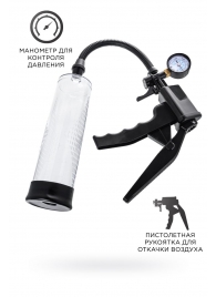 Прозрачная механическая помпа для пениса Viggo - Sexus - в Кургане купить с доставкой