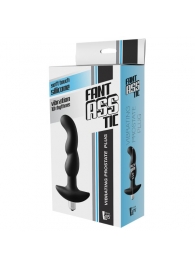 Черная вибропробка для простаты FantASStic Vibrating Prostate Plug - 14,5 см. - Dream Toys - в Кургане купить с доставкой