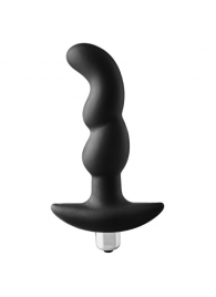 Черная вибропробка для простаты FantASStic Vibrating Prostate Plug - 14,5 см. - Dream Toys - в Кургане купить с доставкой