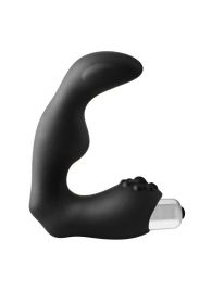 Черный вибромассажер простаты FantASStic Vibrating Prostate Massager - 11,3 см. - Dream Toys - в Кургане купить с доставкой