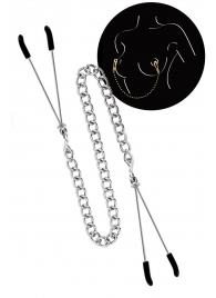 Регулируемые зажимы для сосков Sweet Caress Nipple Chain - Sweet Caress - купить с доставкой в Кургане