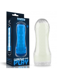 Светящийся в темноте мастурбатор Lumino Play Masturbator Ribbed - Lovetoy - в Кургане купить с доставкой