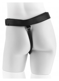 Страпон с телесной насадкой 7  Uncut with Strap on Harness - 18 см. - Pipedream - купить с доставкой в Кургане