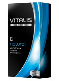 Классические презервативы VITALIS PREMIUM natural - 12 шт. - Vitalis - купить с доставкой в Кургане