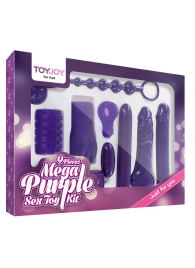 Эротический набор Toy Joy Mega Purple - Toy Joy - купить с доставкой в Кургане