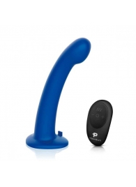 Синяя насадка Remote Control P-Spot G-Spot с черными трусиками - 20 см. - Pegasus - купить с доставкой в Кургане