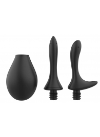 Черный анальный душ Nexus Anal Douche Set с 2 сменными насадками - Nexus Range - купить с доставкой в Кургане