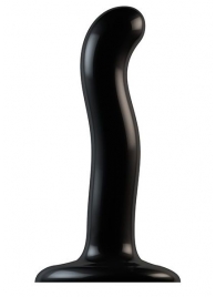 Черный фаллоимитатор-насадка Strap-On-Me P G spot Dildo size S - 16,4 см. - Strap-on-me - купить с доставкой в Кургане