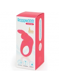 Розовое эрекционное виброкольцо Happy Rabbit Rechargeable Rabbit Cock Ring - Happy Rabbit - в Кургане купить с доставкой