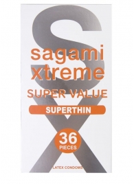 Ультратонкие презервативы Sagami Xtreme Superthin - 36 шт. - Sagami - купить с доставкой в Кургане