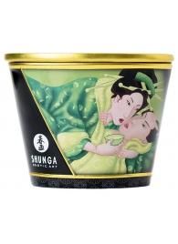 Массажная свеча Exotic Green Tea с ароматом зелёного чая - 170 мл. - Shunga - купить с доставкой в Кургане