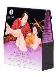 Соль для ванны Lovebath Sensual lotus, превращающая воду в гель - 650 гр. - Shunga - купить с доставкой в Кургане