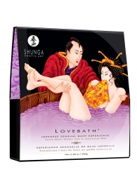 Соль для ванны Lovebath Sensual lotus, превращающая воду в гель - 650 гр. - Shunga - купить с доставкой в Кургане