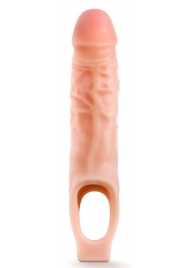 Телесная насадка на пенис 9 Inch Cock Sheath Extender - 22,2 см. - Blush Novelties - в Кургане купить с доставкой