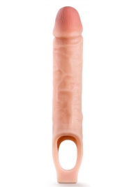 Телесная насадка на пенис 10 Inch Cock Sheath Extender - 25 см. - Blush Novelties - в Кургане купить с доставкой