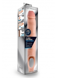 Телесная насадка на пенис 11.5 Inch Cock Sheath Penis Extender - 29,2 см. - Blush Novelties - в Кургане купить с доставкой