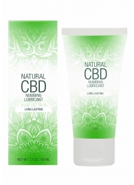 Лубрикант с пролонгирующим эффектом Natural CBD Numbing Lubricant - 50 мл. - Shots Media BV - купить с доставкой в Кургане