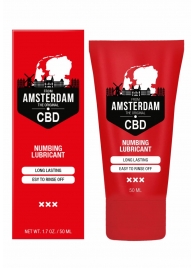 Пролонгирующий лубрикант Numbing CBD from Amsterdam - 50 мл. - Shots Media BV - купить с доставкой в Кургане