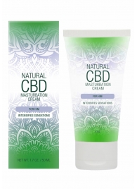 Крем для мастурбации для мужчин Natural CBD Masturbation Cream For Him - 50 мл. - Shots Media BV - купить с доставкой в Кургане