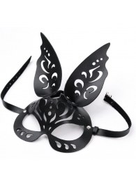 Черная ажурная маска  Зайка  с ушками - Crazy Handmade - купить с доставкой в Кургане