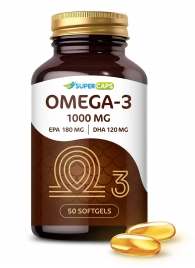 Пищевая добавка SuperCaps OMEGA-3 - 50 капсул (1000 мг) - SuperCaps - купить с доставкой в Кургане