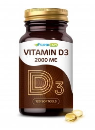 Пищевая добавка SuperCaps VITAMIN D3 2000 ME - 120 капсул - SuperCaps - купить с доставкой в Кургане