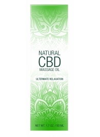 Массажное масло Natural CBD Massage Oil - 50 мл. - Shots Media BV - купить с доставкой в Кургане