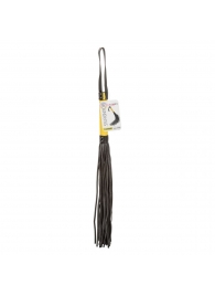 Черная плеть с желтой рукоятью Boundless Flogger - 69,25 см. - California Exotic Novelties - купить с доставкой в Кургане