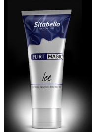 Силиконовая гель-смазка FLIRT MAGIC Ice с лёгким пролонгирующим эффектом - 75 мл. - Sitabella - купить с доставкой в Кургане