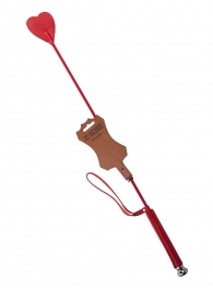 Стек с красным наконечником-сердечком - 70 см. - Sitabella - купить с доставкой в Кургане